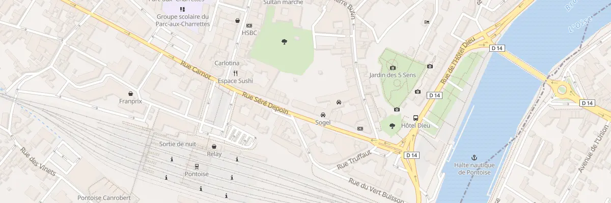 Plan du 14 Rue Sérè-depoin à Pontoise