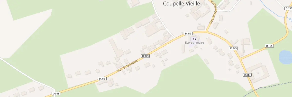 Plan du 22 Rue de la Mairie à Coupelle-Vieille