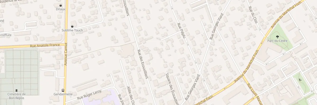 Plan du 28 Rue des Ecouvilliers à Conflans-Sainte-Honorine