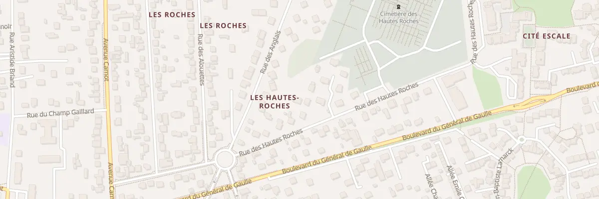 Plan du 25B Rue des Hautes Roches à Conflans-Sainte-Honorine