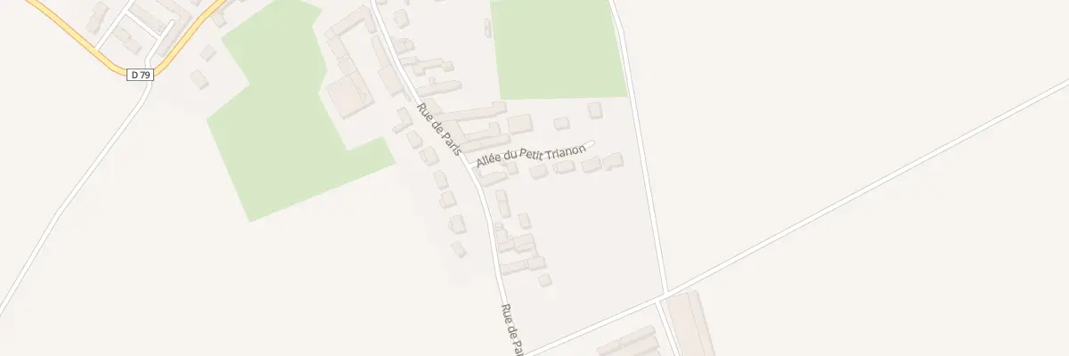 Plan du 2 All du Petit Trianon à Livilliers