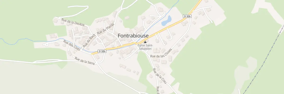 Plan du 3A Le Village à Fontrabiouse