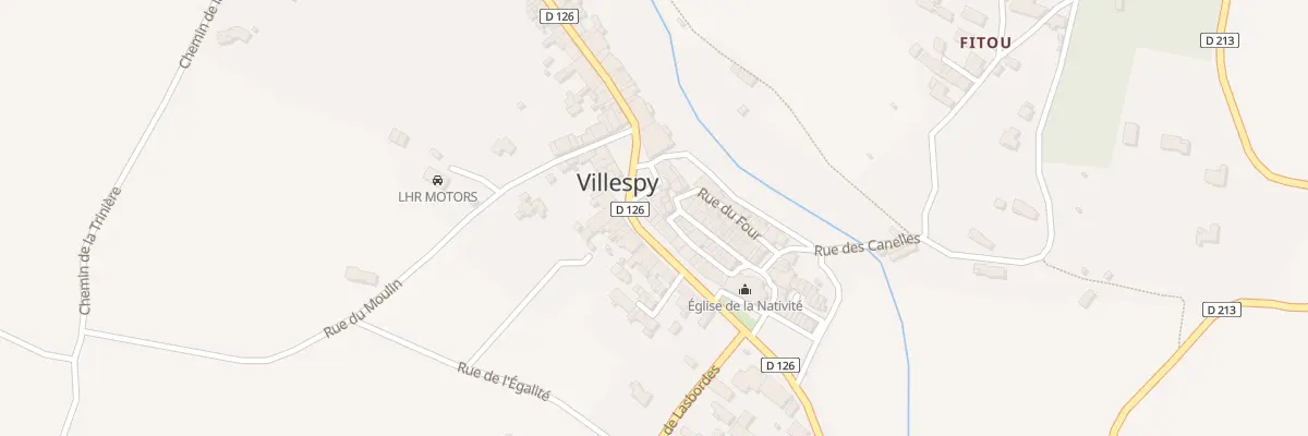 Plan du 9001 Gr Grand Rue à Villespy