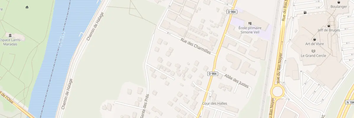Plan du 37 Sen des Près à Éragny-sur-Oise