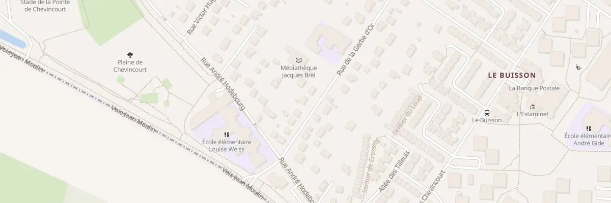 Plan du 44 Rue de la Gerbe d’Or à Magny-les-Hameaux