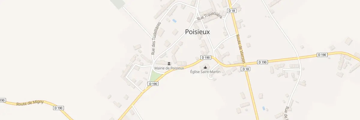 Plan du 6 Rue de la Mairie à Poisieux