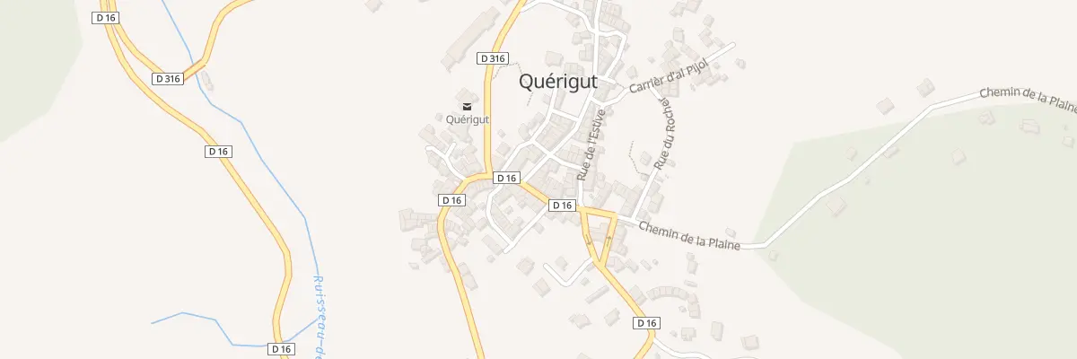 Plan du 62 Village à Quérigut