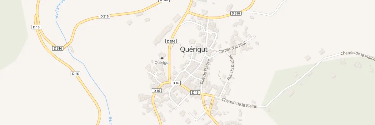 Plan du 75 Village à Quérigut