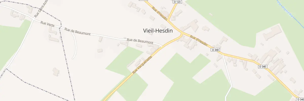 Plan du 2B Rue de Vacqueriette à Vieil-Hesdin