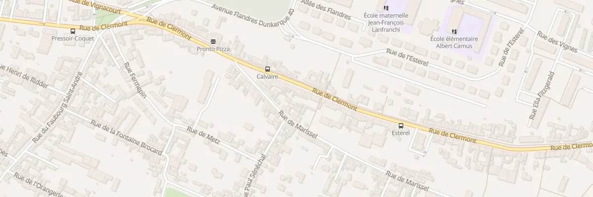 Plan du 88 Rue de Clermont à Beauvais