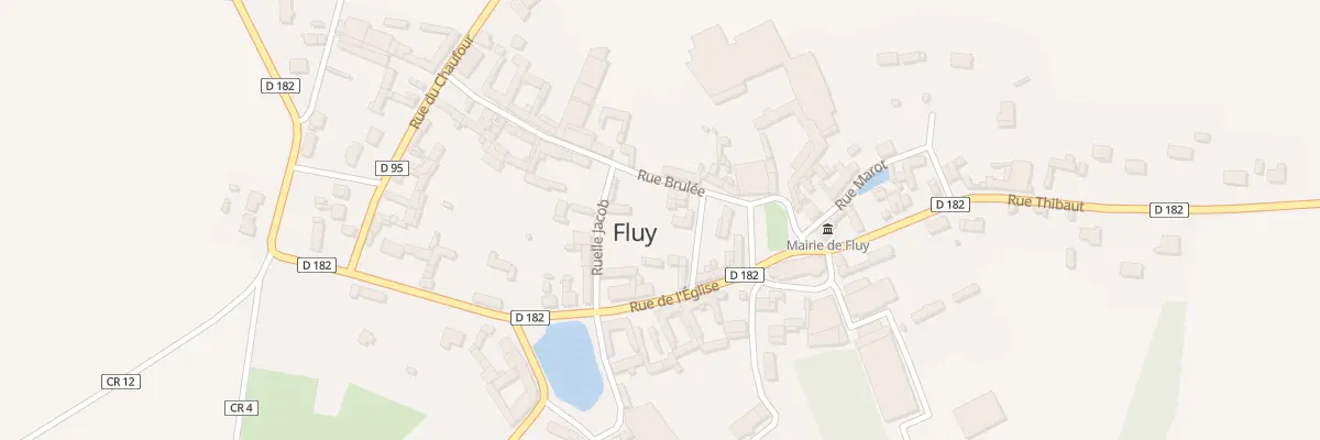 Plan du 2 Rue Brûlée à Fluy