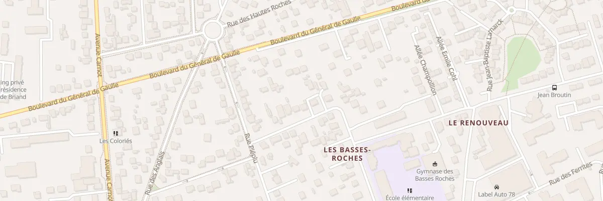 Plan du 62 Rue des Basses Roches à Conflans-Sainte-Honorine