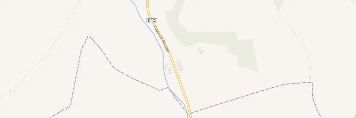 Plan du 29 Rte de Belvèze à Gramazie