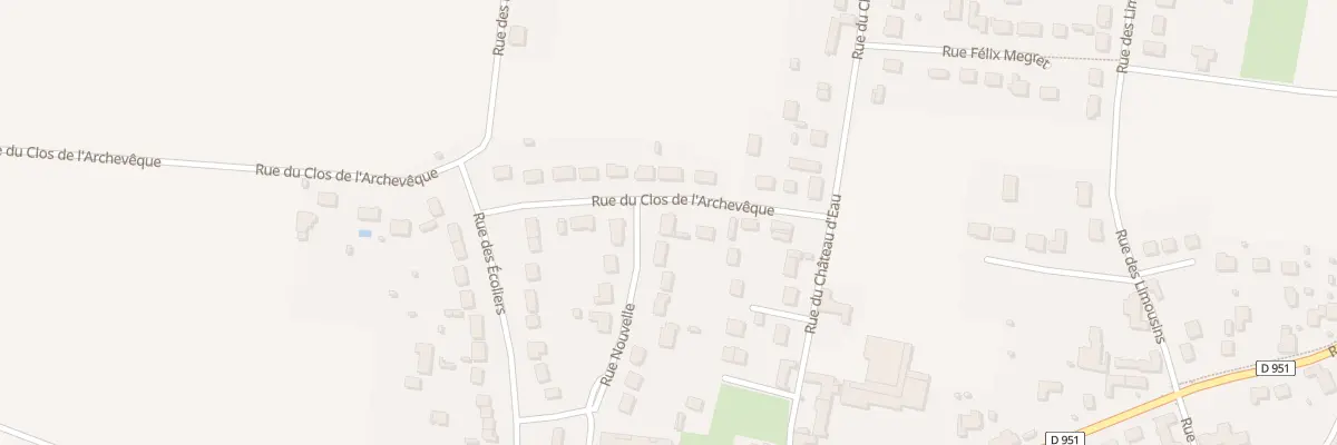 Plan du 5 Rue du Clos l’Archeveque à Darvoy