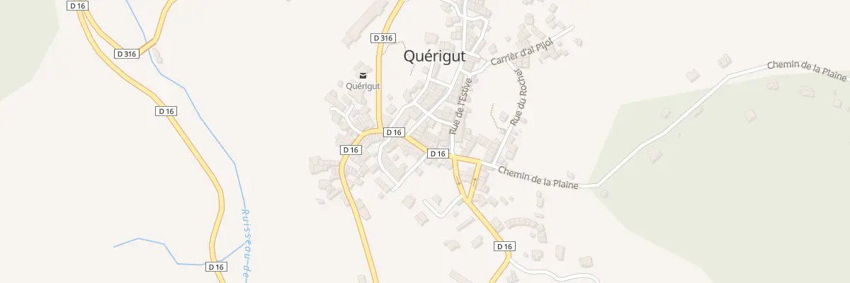 Plan du 60 Village à Quérigut