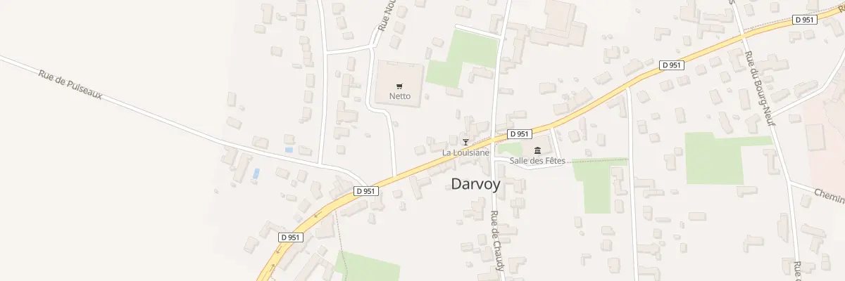Plan du 8B Rte d’Orléans à Darvoy