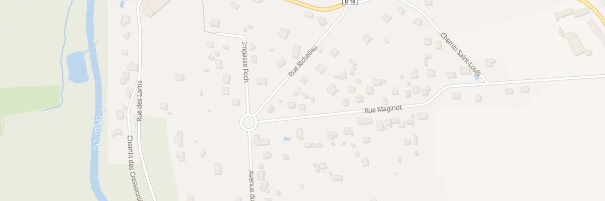 Plan du 3 Rue Maginot au Mérévillois