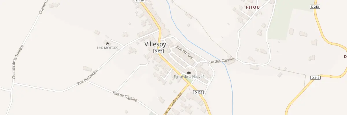 Plan du 47 Le Village à Villespy