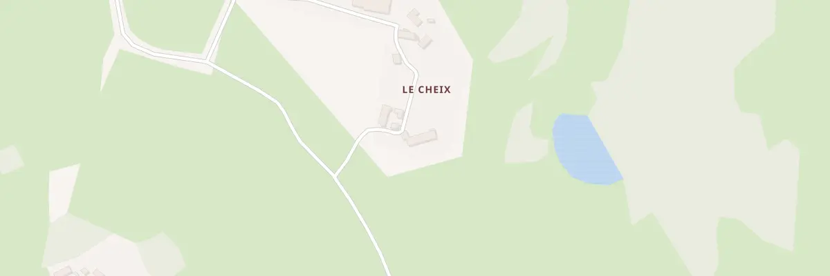 Plan du 2 Le Cheix à Ars