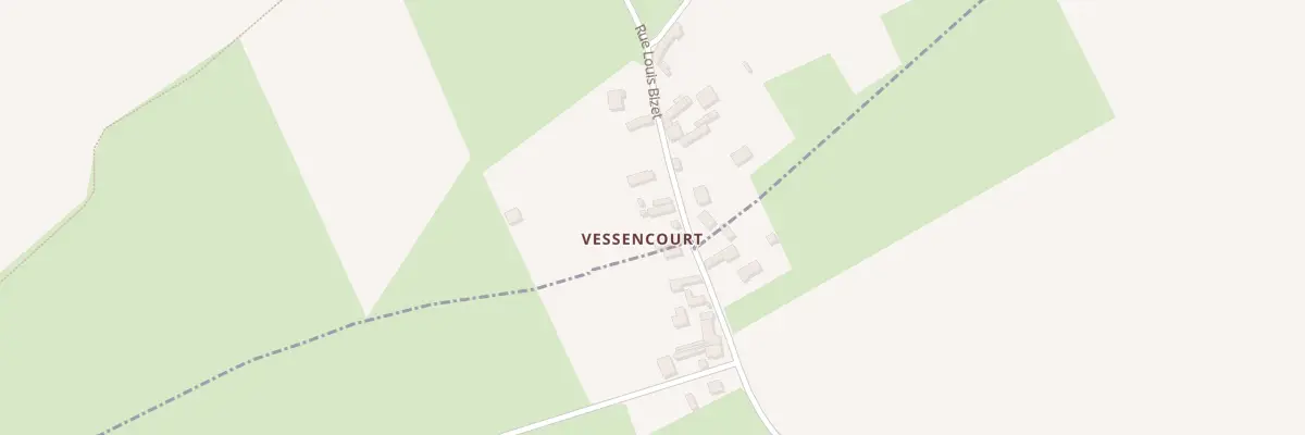 Plan du 7 Rue Louis Bizet à Frocourt