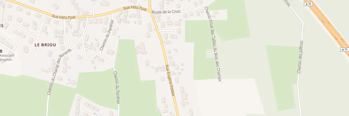 Plan du 136 Rue Eugène Pottier à Vierzon