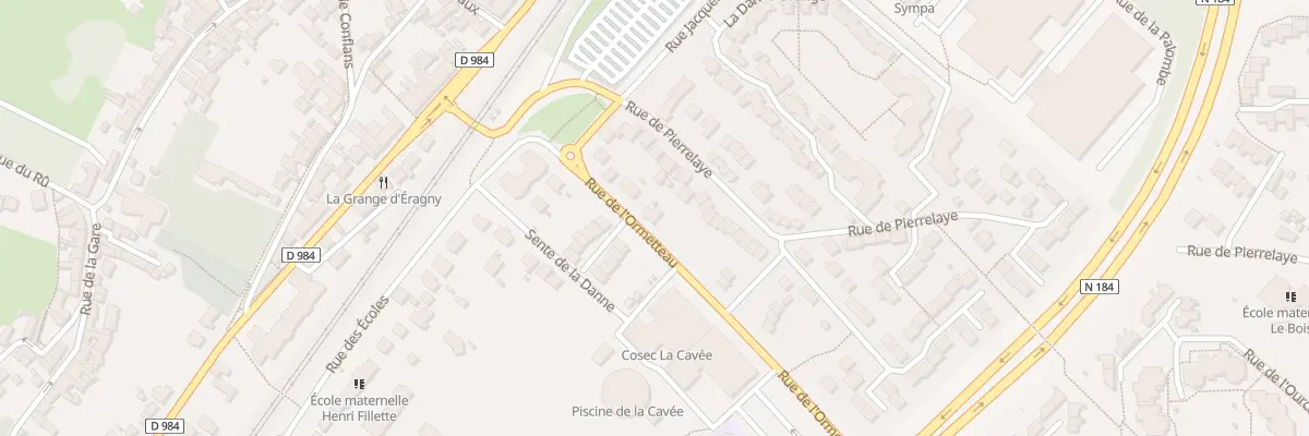 Plan du 5 Rue de l’Ormetteau à Éragny-sur-Oise