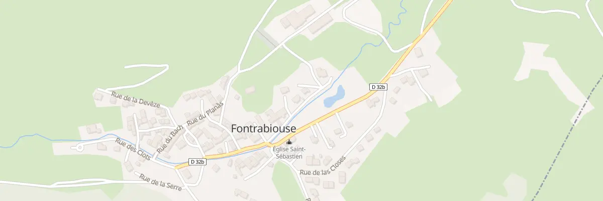 Plan du 13 Imp de la Carrerade à Fontrabiouse