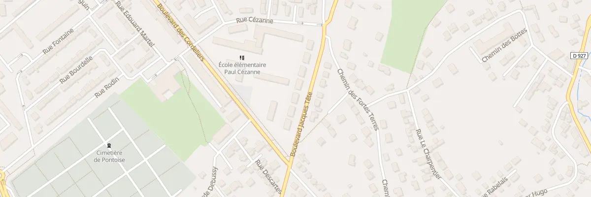 Plan du 33 Bd Jacques Tête à Pontoise