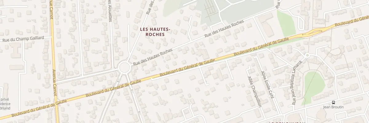 Plan du 91 Bd du Général de Gaulle à Conflans-Sainte-Honorine