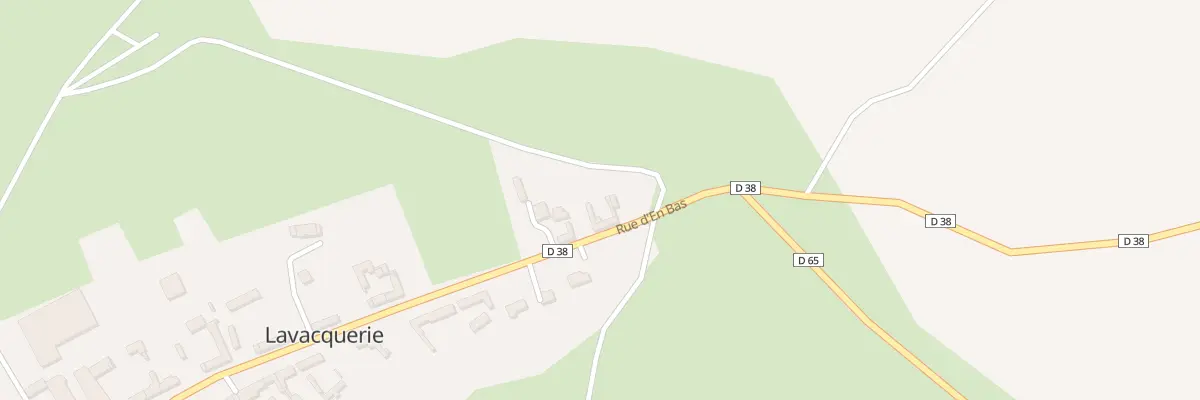 Plan du 1 Rue d’En Bas à Lavacquerie