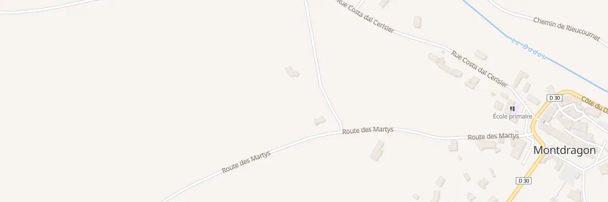 Plan du 5236 Belbeze à Montdragon