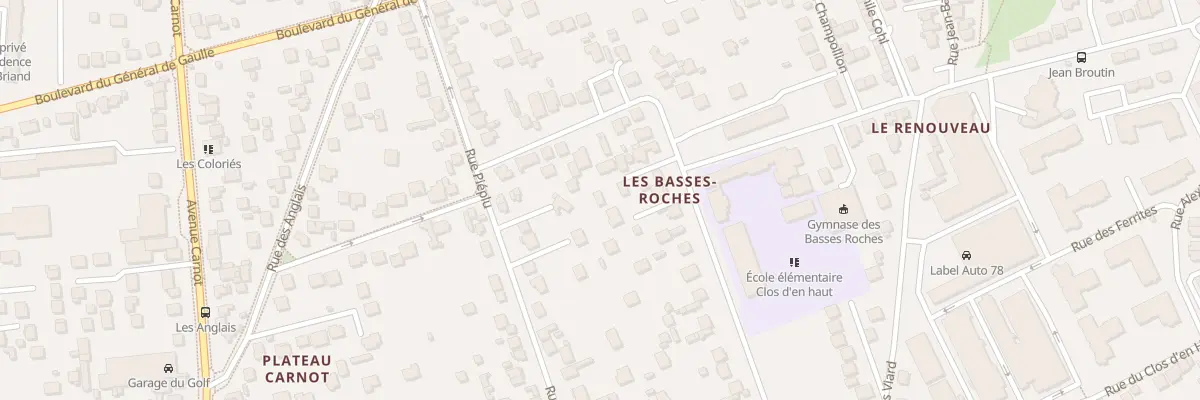Plan du 47 Rue des Basses Roches à Conflans-Sainte-Honorine