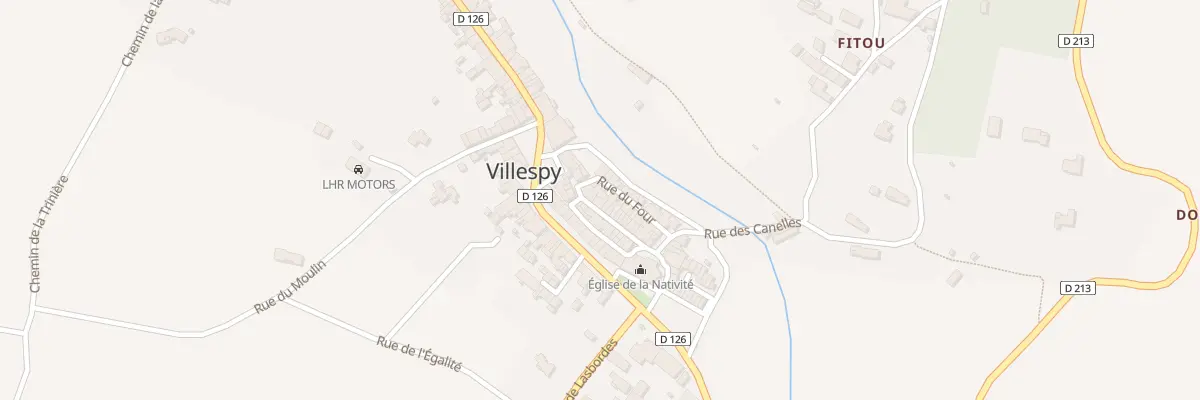 Plan du 35 Le Village à Villespy