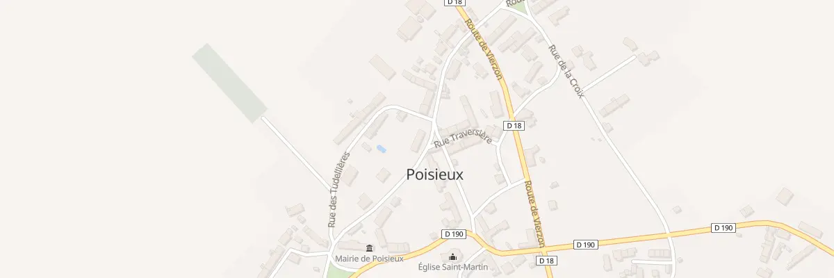 Plan du 12 Rte de Migny à Poisieux