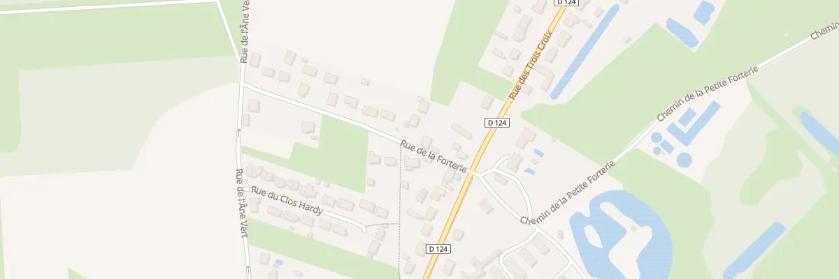 Plan du 52 Rue de la Forterie à Traînou