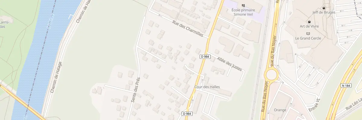 Plan du 110 Av Roger Guichard à Éragny-sur-Oise