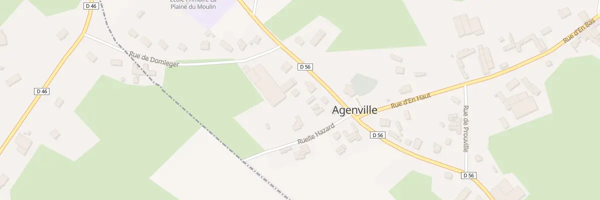 Plan du 5 Rue de Hiermont à Agenville