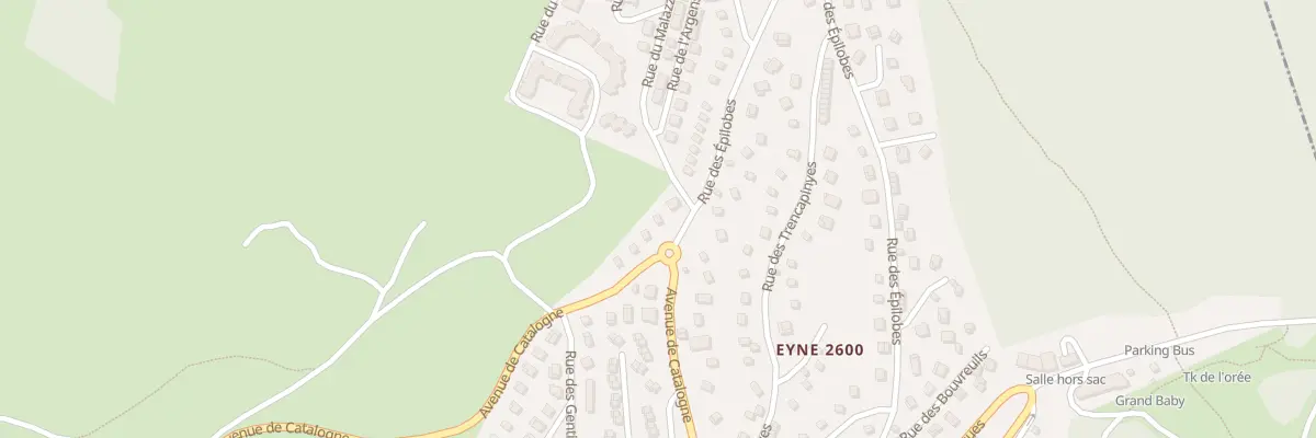 Plan du 3 Rue des Epilobes à Eyne