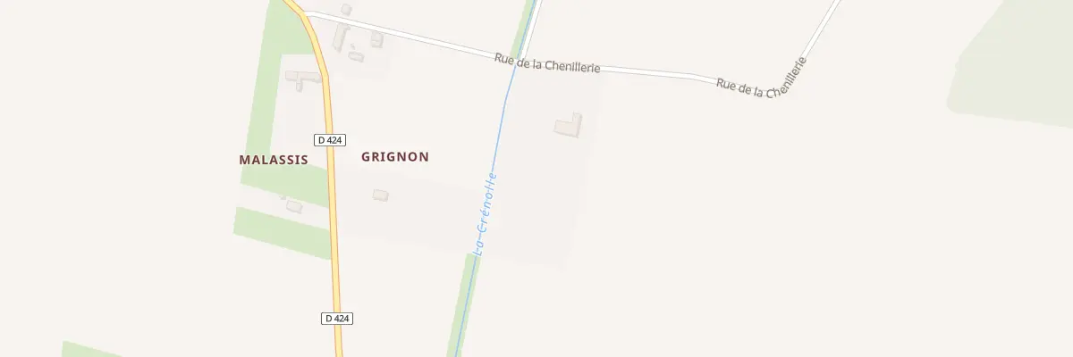 Plan du 242 Rue de la Chenillerie à Traînou
