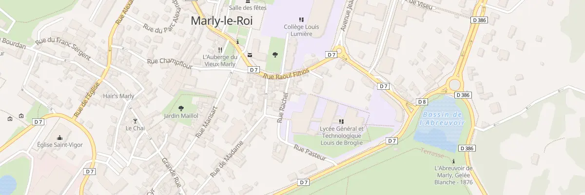 Plan du 2 Rue Rachel à Marly-le-Roi