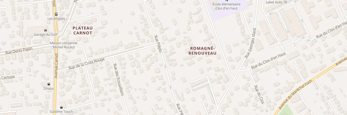 Plan du 40 Rue Piéplu à Conflans-Sainte-Honorine