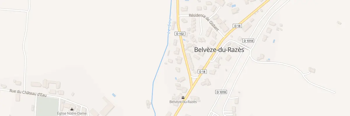 Plan du 216 A Gisbert à Belvèze-du-Razès