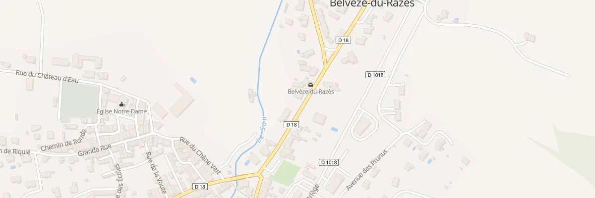 Plan du 196 A Gisbert à Belvèze-du-Razès