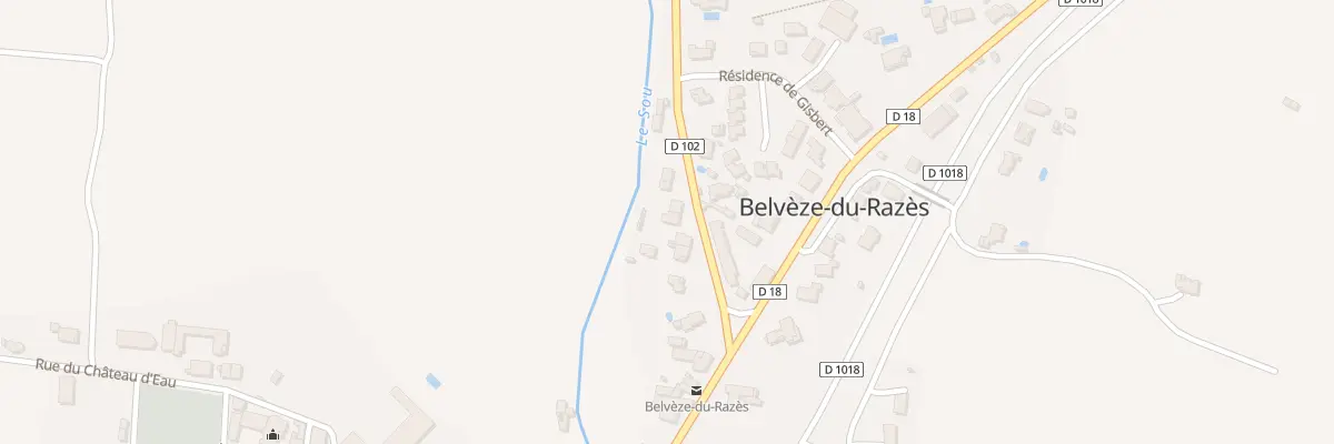 Plan du 217 A Gisbert à Belvèze-du-Razès