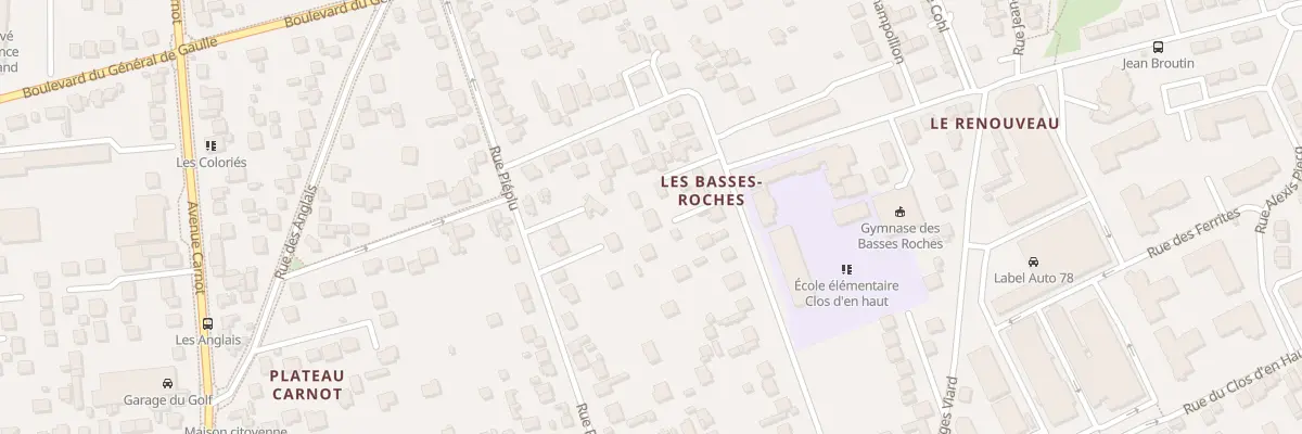 Plan du 43 Rue des Basses Roches à Conflans-Sainte-Honorine