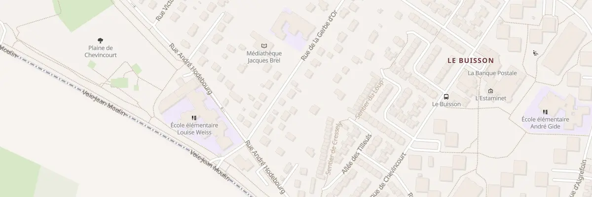 Plan du 43B Rue de la Gerbe d’Or à Magny-les-Hameaux