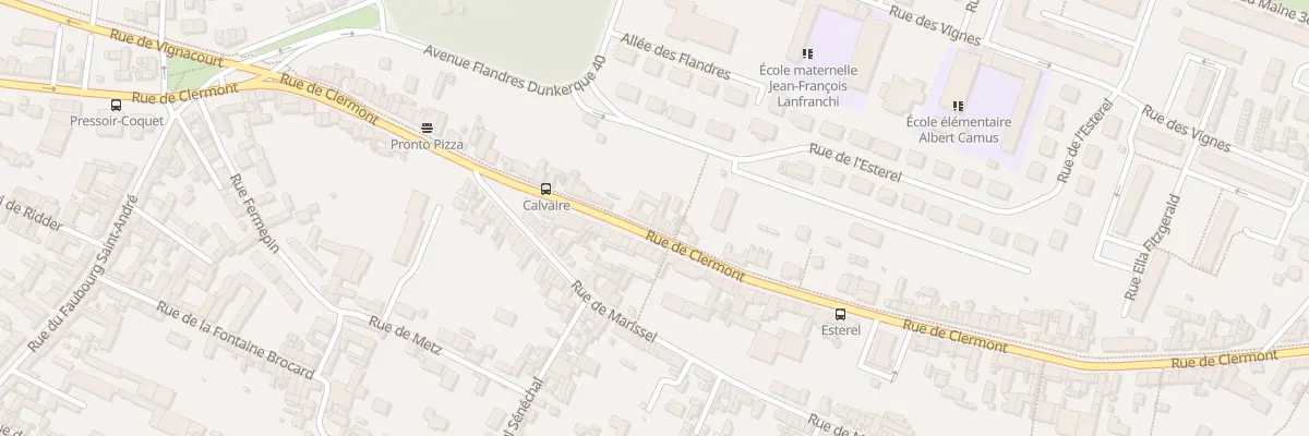 Plan du 85 Rue de Clermont à Beauvais