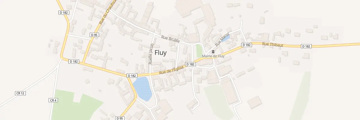 Plan du 3 Rue de l’Église à Fluy