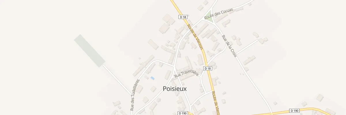 Plan du 10 Rte de Migny à Poisieux