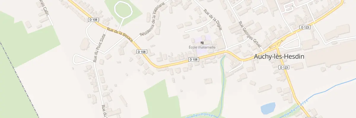 Plan du 30 Rue de la Besace à Auchy-lès-Hesdin